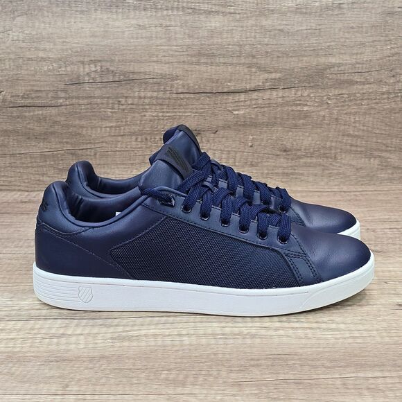 K Swiss Clean Court Low Mens Size 9.5M Navy Blue Sneakers (05353-445) - Picture 1 of 9